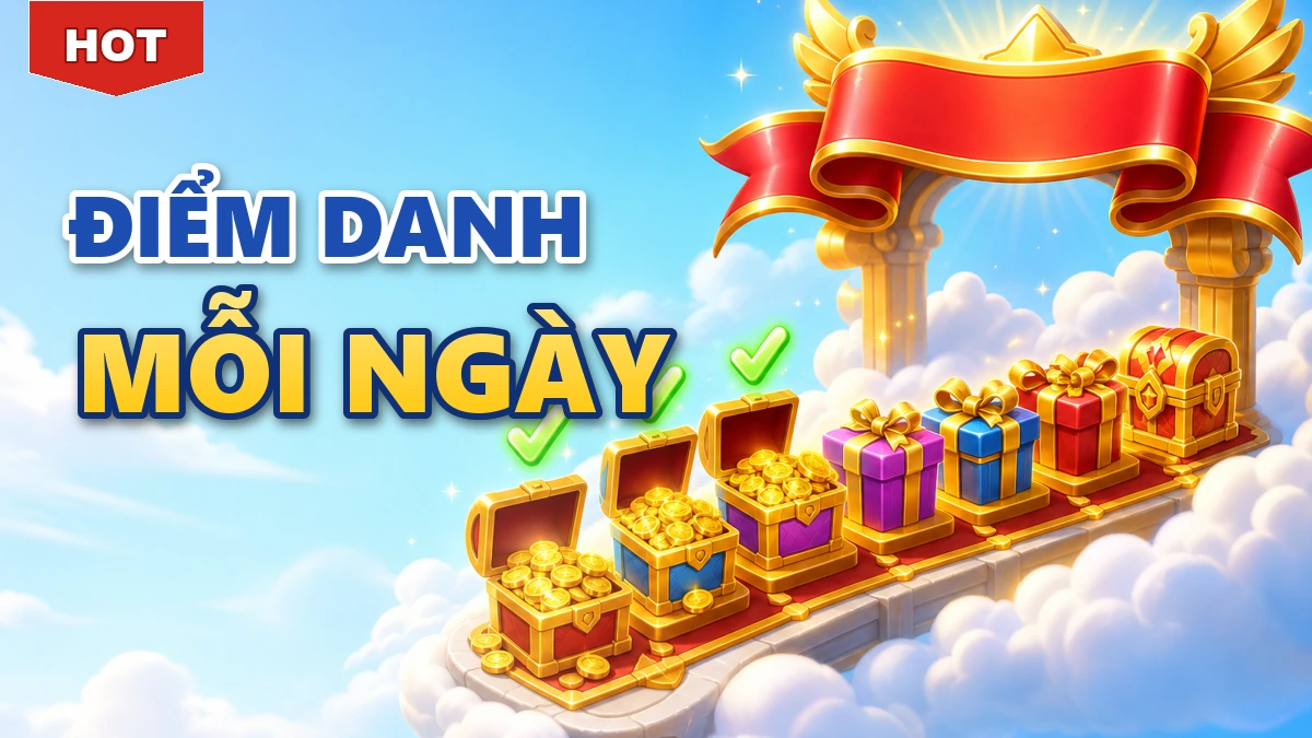 Điểm Danh Hàng Ngày - khuyến mãi IBET88