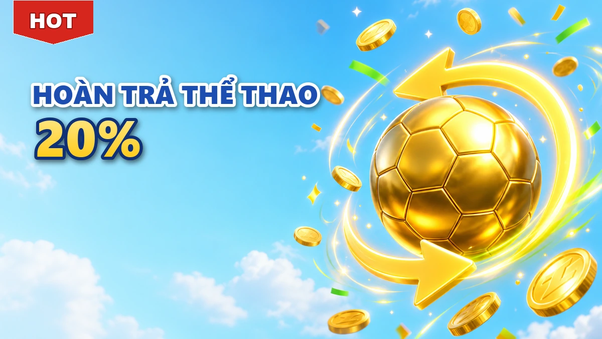 Cược Thể Thao Hoàn Trả 20% - khuyến mãi IBET88