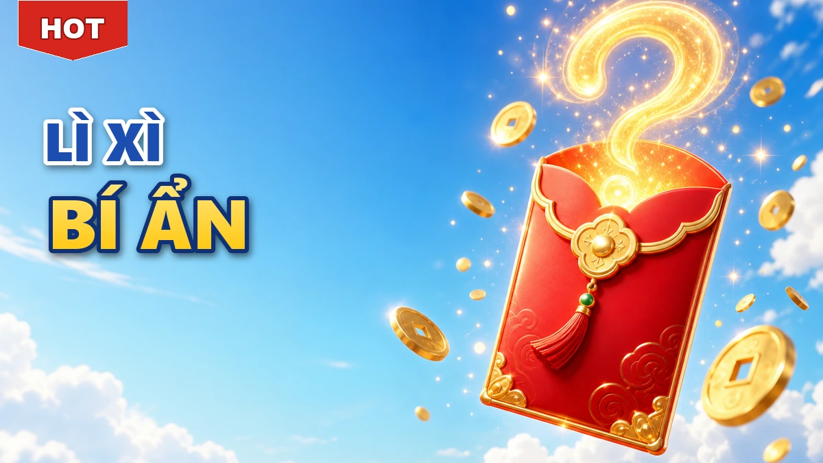 Lì Xì Bí Ẩn - khuyến mãi IBET88