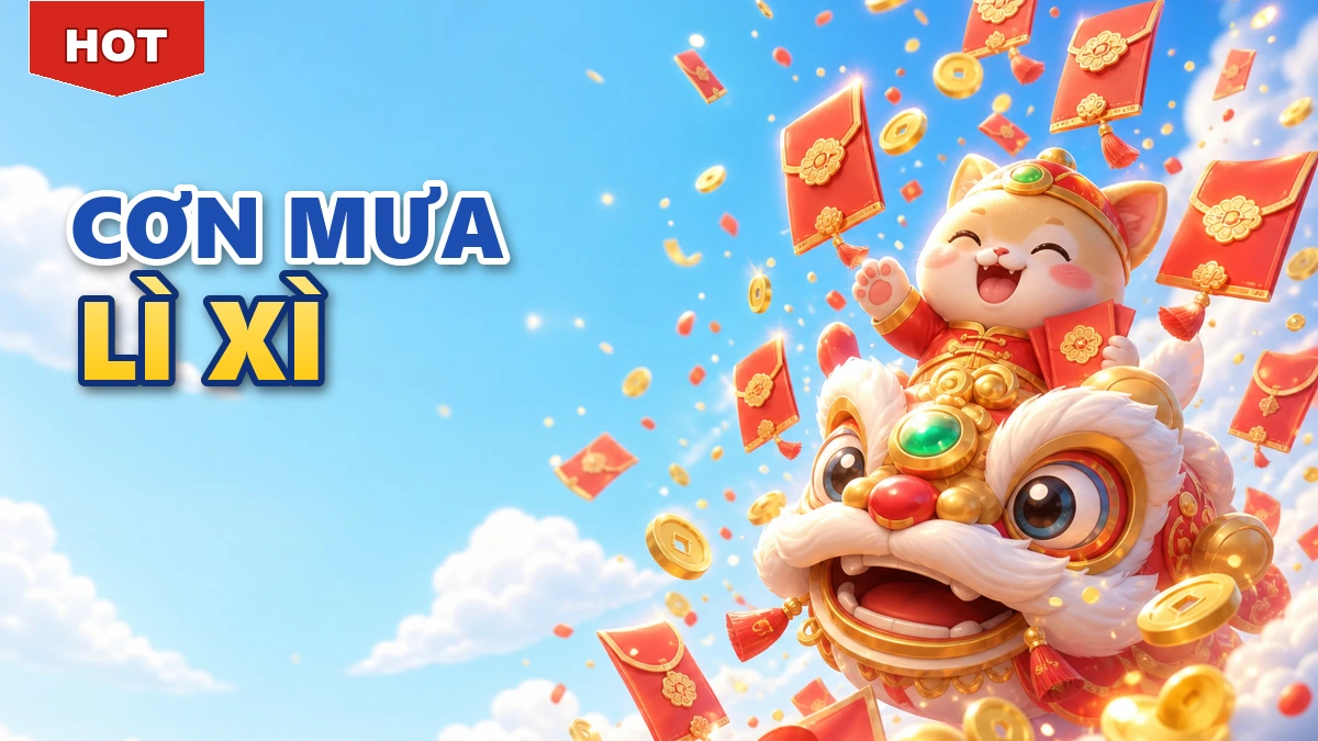 Cơn Mưa Lì Xì - khuyến mãi IBET88