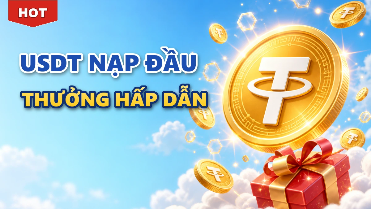 USDT Nạp Lần Đầu - khuyến mãi IBET88