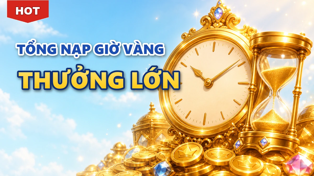 Thưởng Tổng Nạp Khung Giờ Vàng - khuyến mãi IBET88